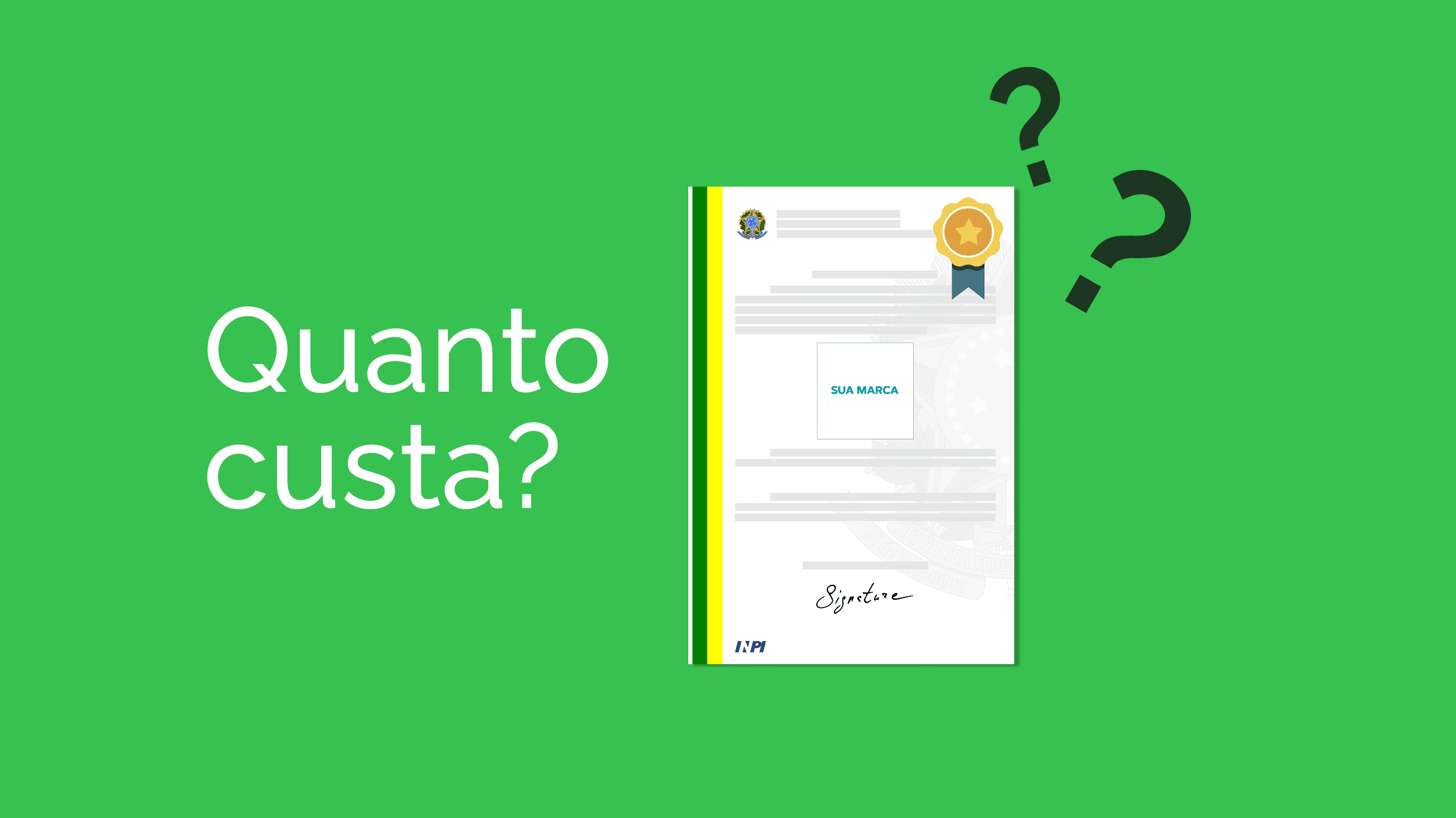 Imagem de capa do post: Quanto custa registrar uma marca em 2026?