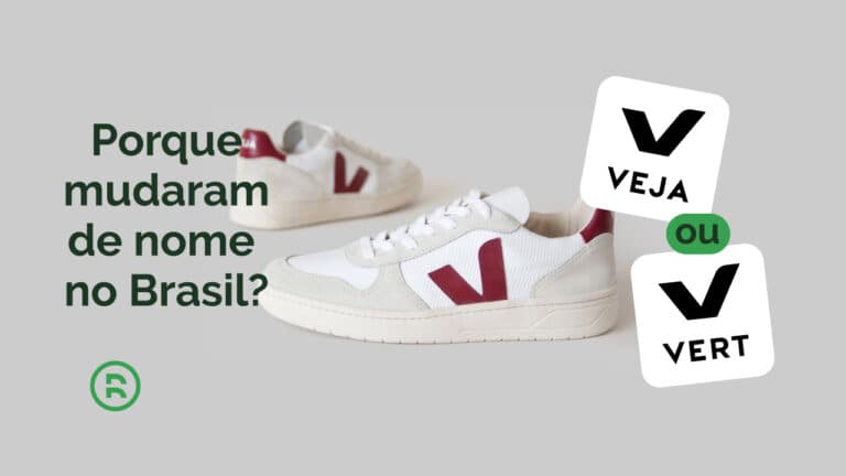 Imagem de capa do post: Veja ou Vert? Saiba por que a marca de tênis mudou de nome no Brasil